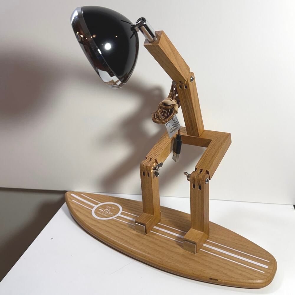 Mr. Wattson Surf School USB Desk Lamp Piffany Copenhagen Novelty Retro Works!